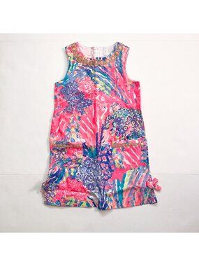 Lilly Pulitzer Girls Classic Shift Dress, Size 10